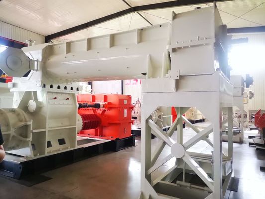 447kw Two Stage Automatic Clay Brick Extruder Machine