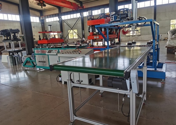 Polystyrene Lid Blister Forming Machine Positive Air Pressure Four Stations